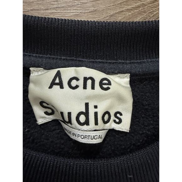 2 Tone Acne Studios Designer Sweatshirt Crewneck Size Small - Picture 3 of 5